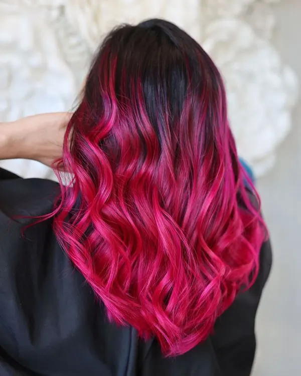 Magenta hair color 7