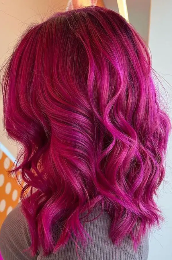 Magenta hair color 8