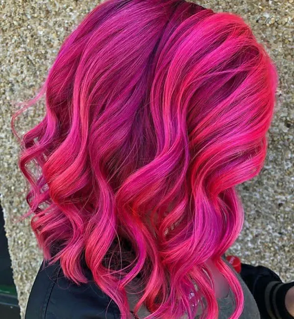 Magenta hair color 9