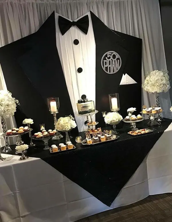 Mens Day table setting 4