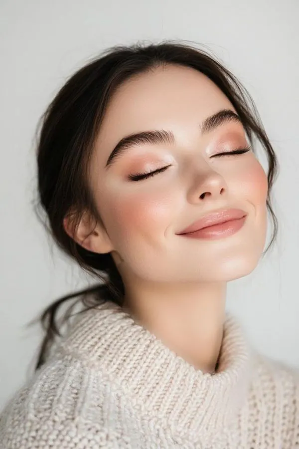 31 مدل میکاپ نچرال دخترونه؛ لطیف، شفاف، دلبر! 18 Natural makeup 16