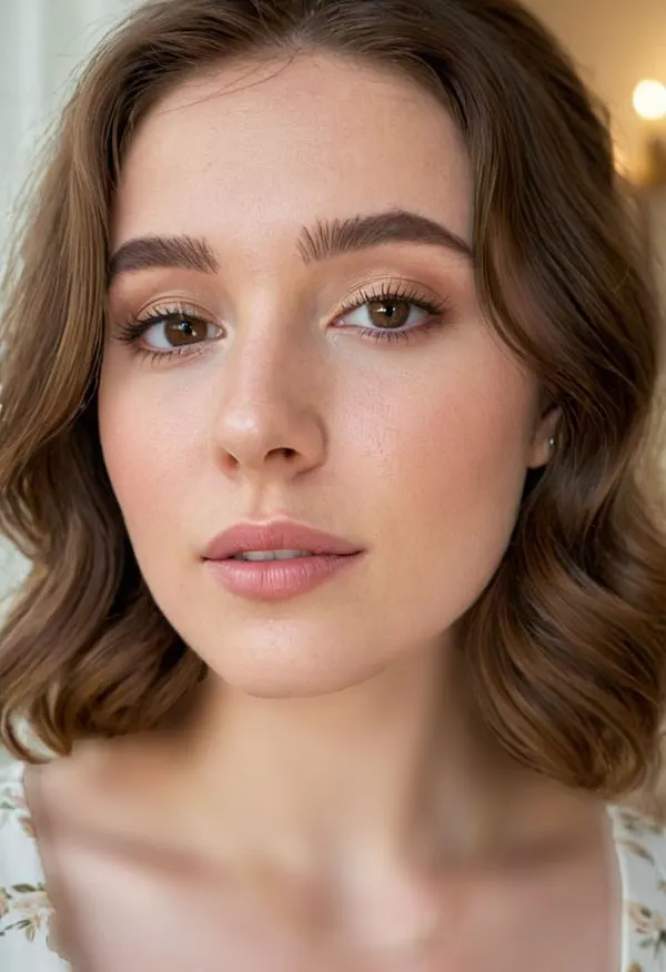 31 مدل میکاپ نچرال دخترونه؛ لطیف، شفاف، دلبر! 8 Natural makeup 4