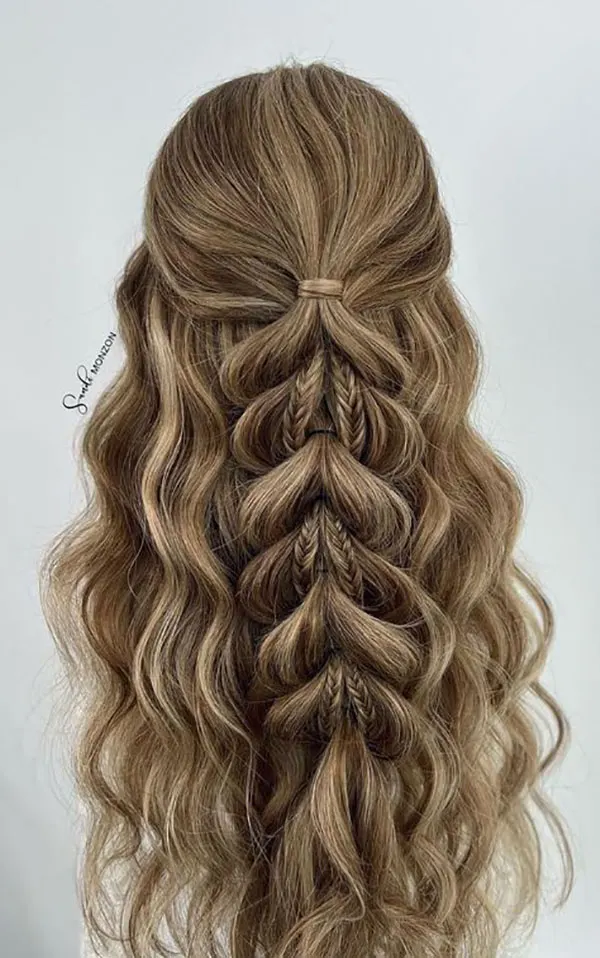 Open weave hairstyle 13