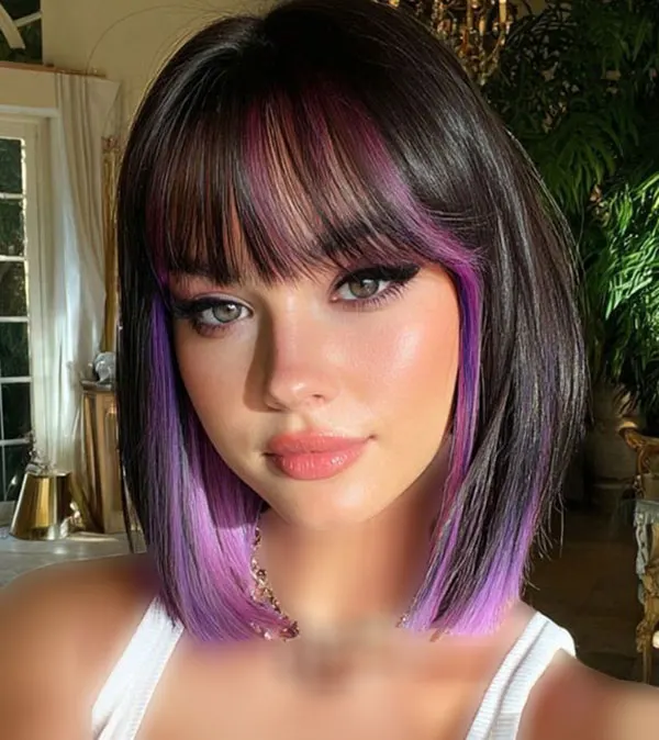 Pieced hair color model 10