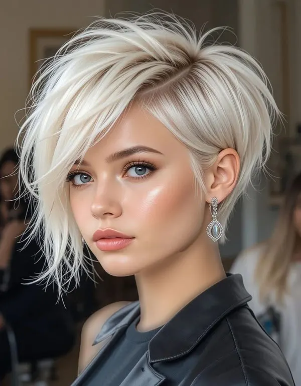 Short front hair style 1