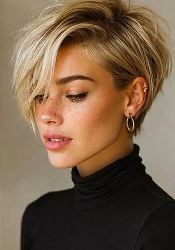 Short front hair style 11