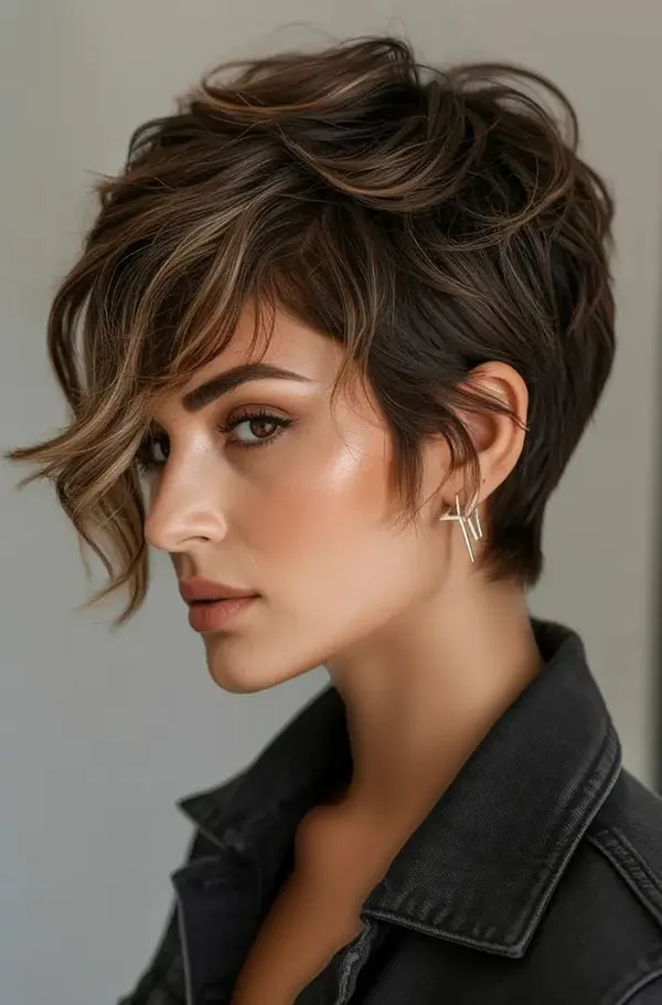 Short front hair style 12