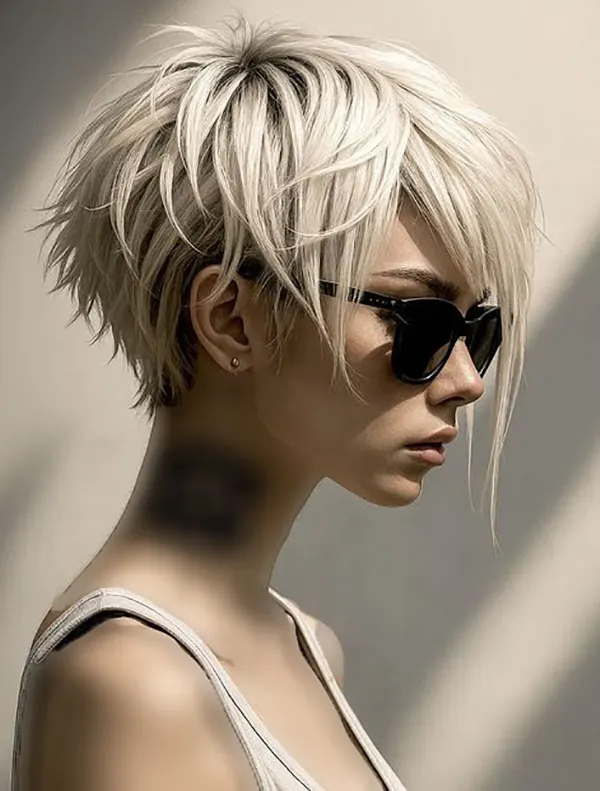 Short front hair style 23