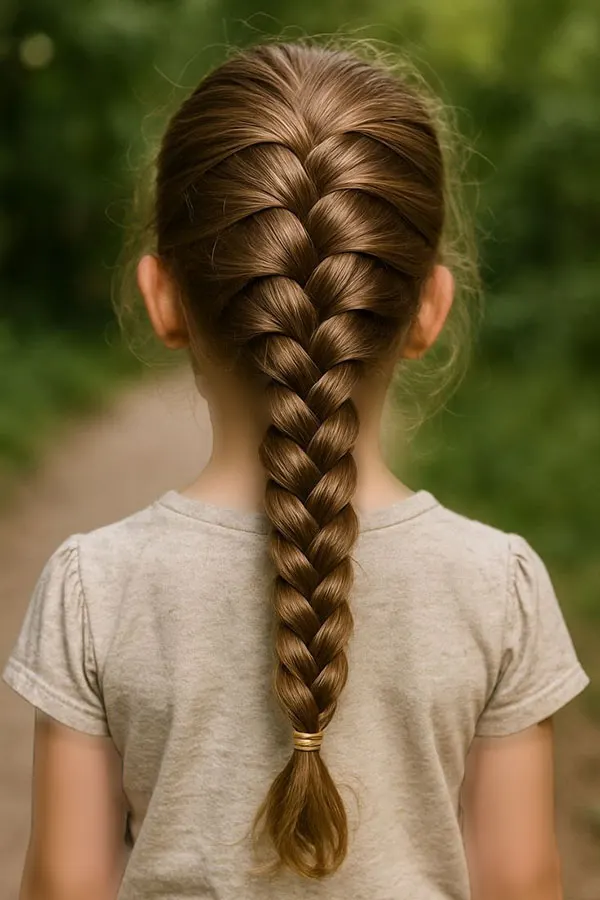 Simple and stylish girls hair weave at home 27