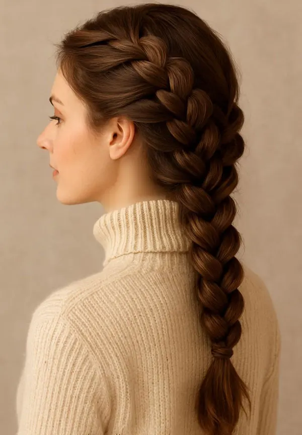Simple and stylish girls hair weave at home 28