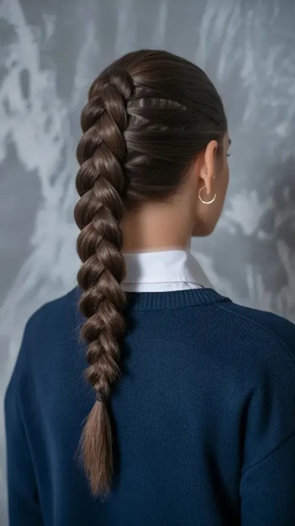 Simple and stylish girls hair weave at home 8