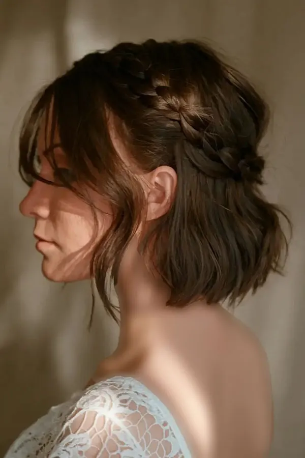 33 مدل بافت مو کوتاه ساده در منزل | انتخاب دخترای شیکپسند! 30 Simple short hair weave at home 26