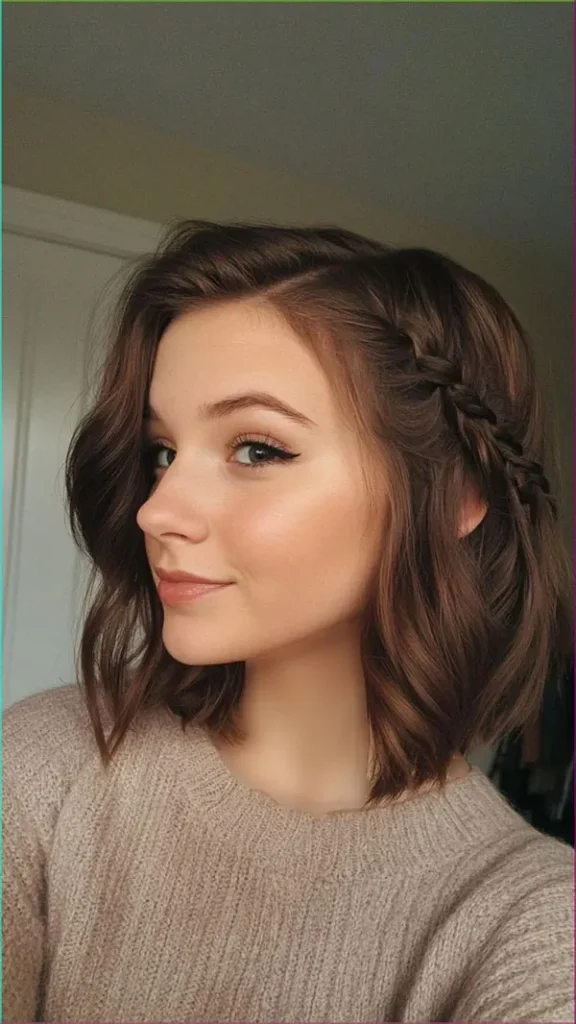 33 مدل بافت مو کوتاه ساده در منزل | انتخاب دخترای شیکپسند! 33 Simple short hair weave at home 29