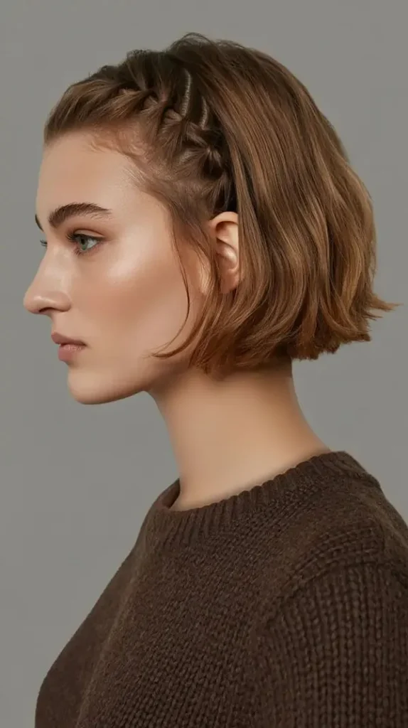 33 مدل بافت مو کوتاه ساده در منزل | انتخاب دخترای شیکپسند! 34 Simple short hair weave at home 30
