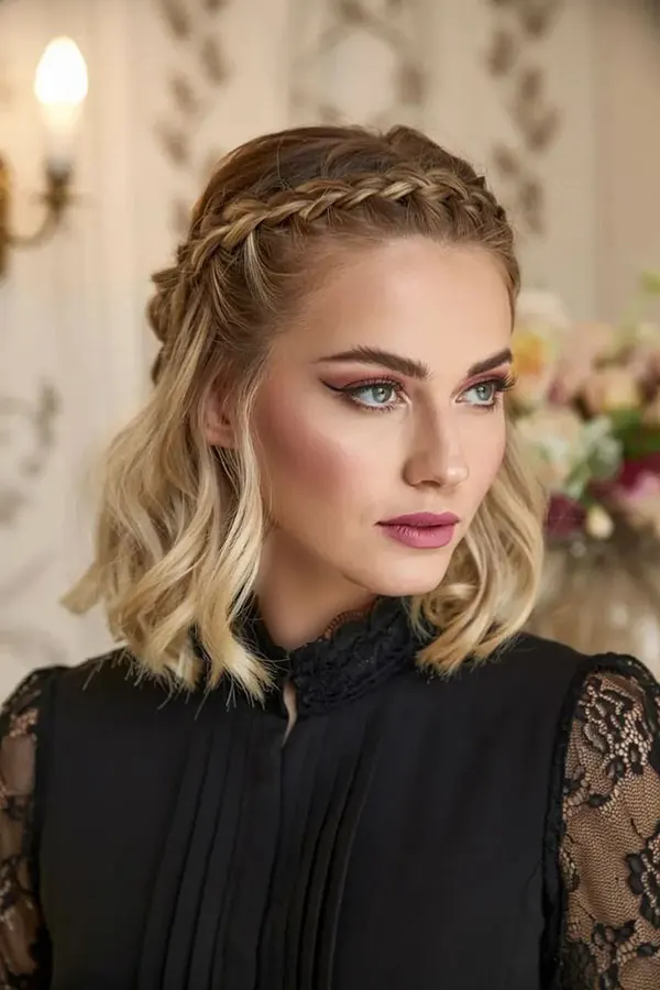 33 مدل بافت مو کوتاه ساده در منزل | انتخاب دخترای شیکپسند! 10 Simple short hair weave at home 7
