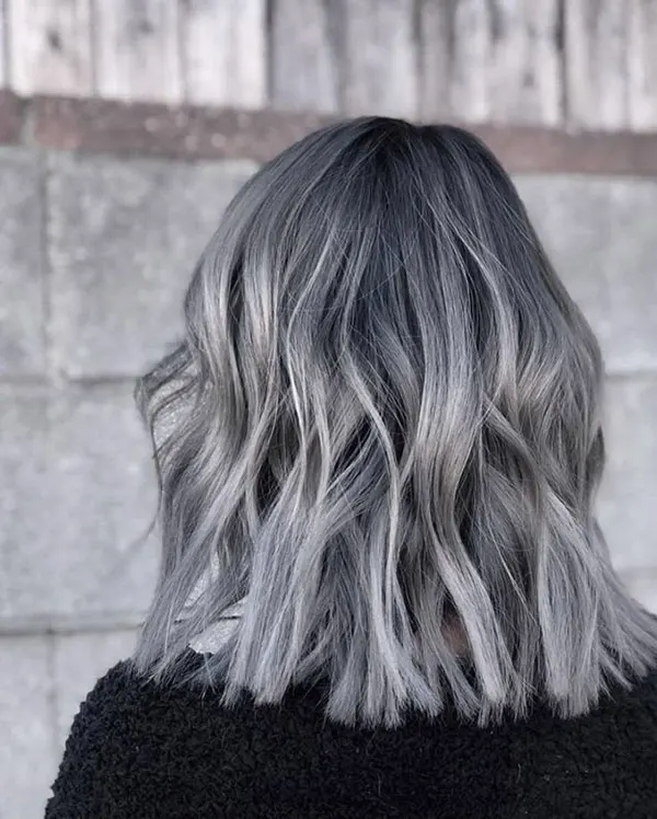 Smoky gray hair color 20