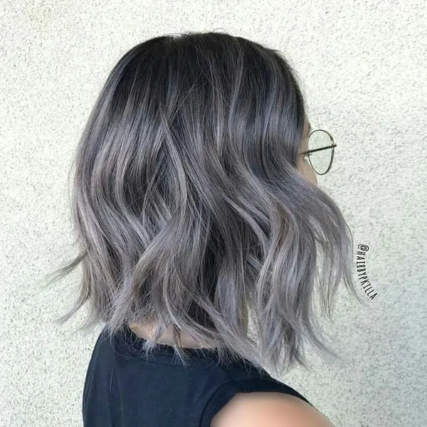 Smoky gray hair color 22