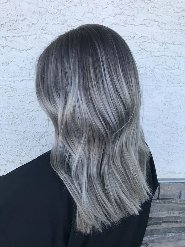 Smoky gray hair color 31