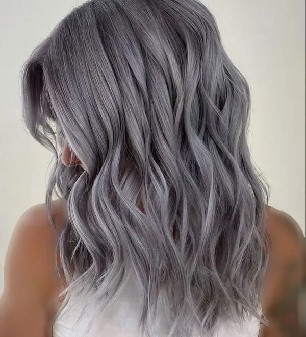 Smoky gray hair color 4