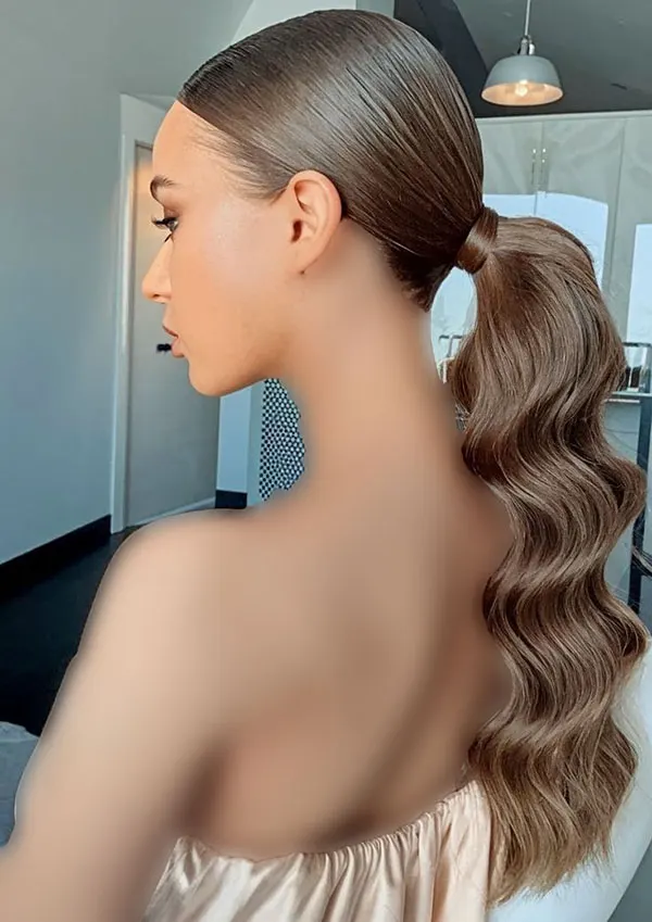 Stylish ponytail hairstyle 20