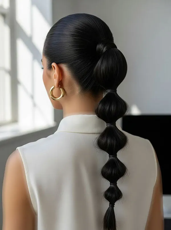 Stylish ponytail hairstyle 31