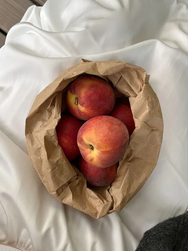 5 ترفند نگهداری هلو در یخچال؛ چطور هلو رو تازه و خوشعطر نگه داریم؟🍑 6 Tips for storing peaches in the refrigerator 3