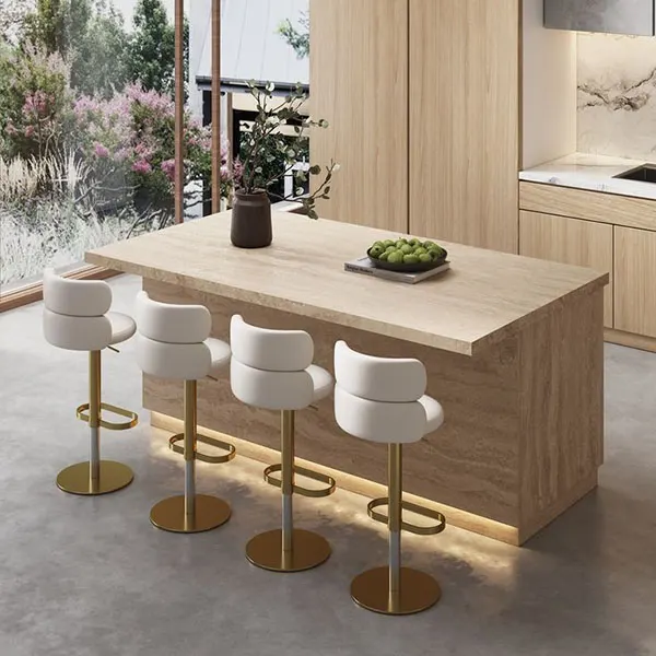 33 ایده کابینت بژ و چوب | چوب غالب یا بژ غالب؟ کدوم ترکیب برای خونت بهتره؟ 31 Beige and wood cabinets 24