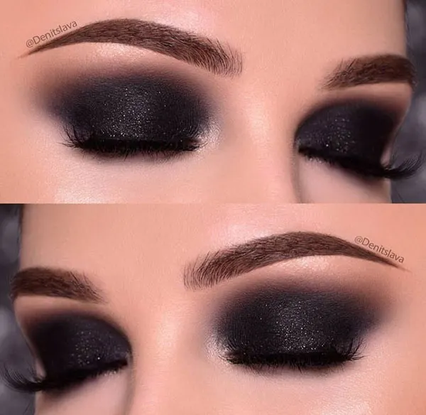 31 مدل سایه چشم سیاه زنانه | حقیقتی که درباره اسموکی بهت نمیگن! 24 Black eye shadow 22