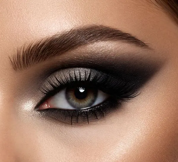 31 مدل سایه چشم سیاه زنانه | حقیقتی که درباره اسموکی بهت نمیگن! 29 Black eye shadow 25