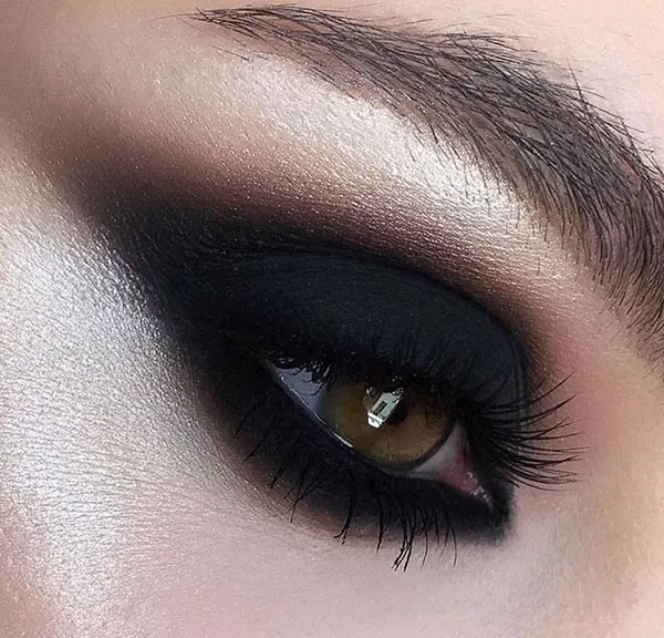 31 مدل سایه چشم سیاه زنانه | حقیقتی که درباره اسموکی بهت نمیگن! 4 Black eye shadow 3
