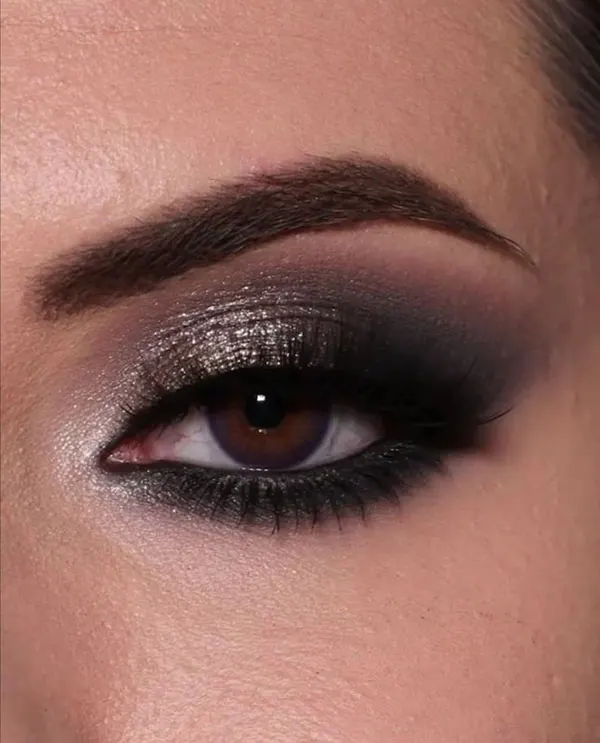 31 مدل سایه چشم سیاه زنانه | حقیقتی که درباره اسموکی بهت نمیگن! 9 Black eye shadow 5
