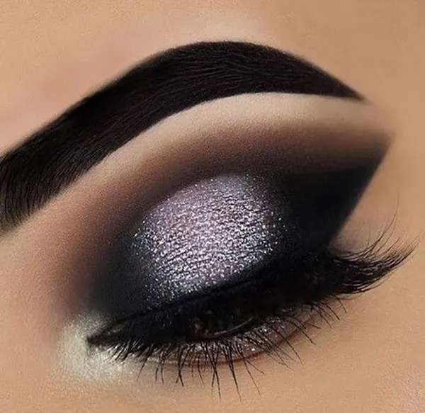 31 مدل سایه چشم سیاه زنانه | حقیقتی که درباره اسموکی بهت نمیگن! 12 Black eye shadow 8