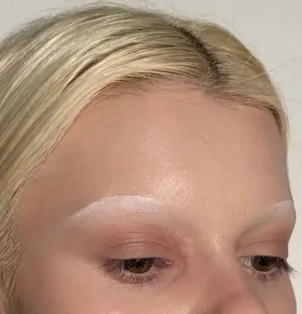 Bleach eyebrows 11