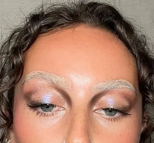 Bleach eyebrows 12