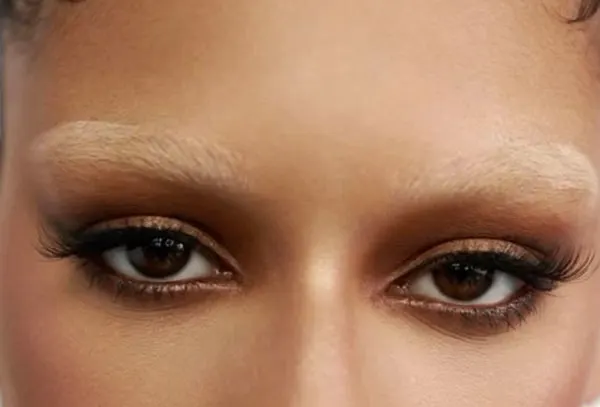 Bleach eyebrows 28