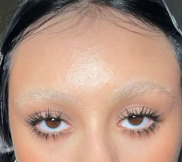Bleach eyebrows 7