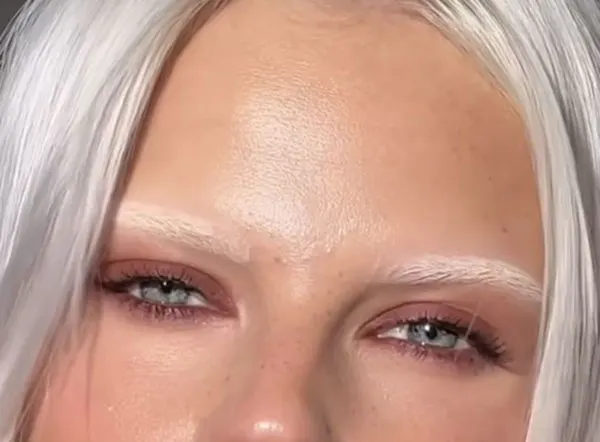 Bleach eyebrows 9