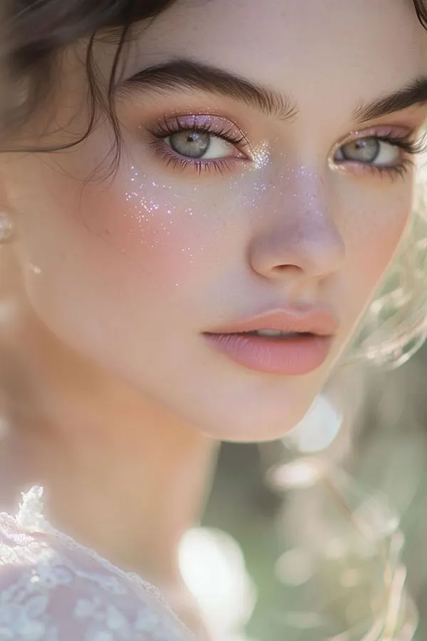 31 مدل میکاپ لایت عروس اروپایی ؛ وقتی میخوای «خودت» باشی، نه یه نسخه فیلترشده! 4 Bridal light makeup 3