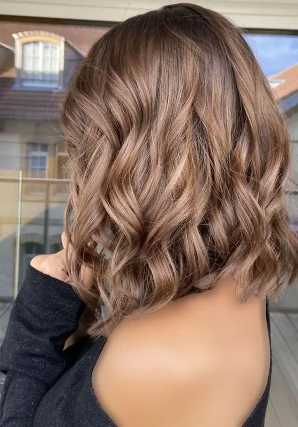 32 مدل رنگ مو کاپوچینو | اگه از بلوند خسته شدی، شاید وقت کاپوچینوئه! 23 Cappuccino hair color 19