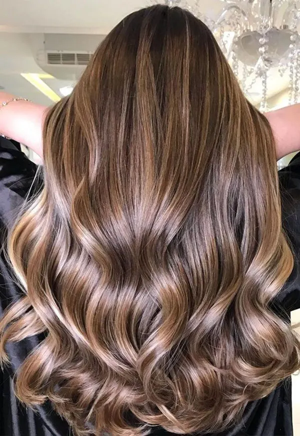 32 مدل رنگ مو کاپوچینو | اگه از بلوند خسته شدی، شاید وقت کاپوچینوئه! 25 Cappuccino hair color 21