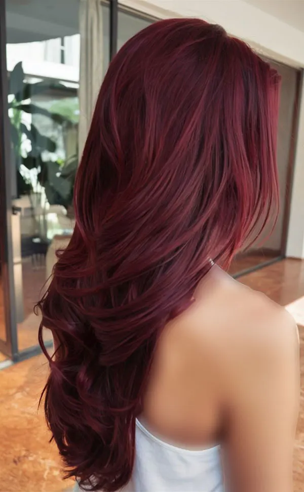 Cherry hair color without bleach 12