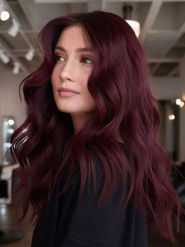 Cherry hair color without bleach 18