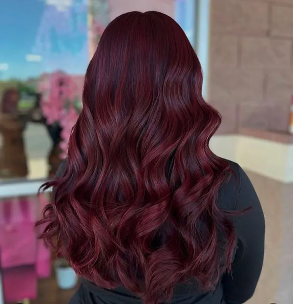 Cherry hair color without bleach 2