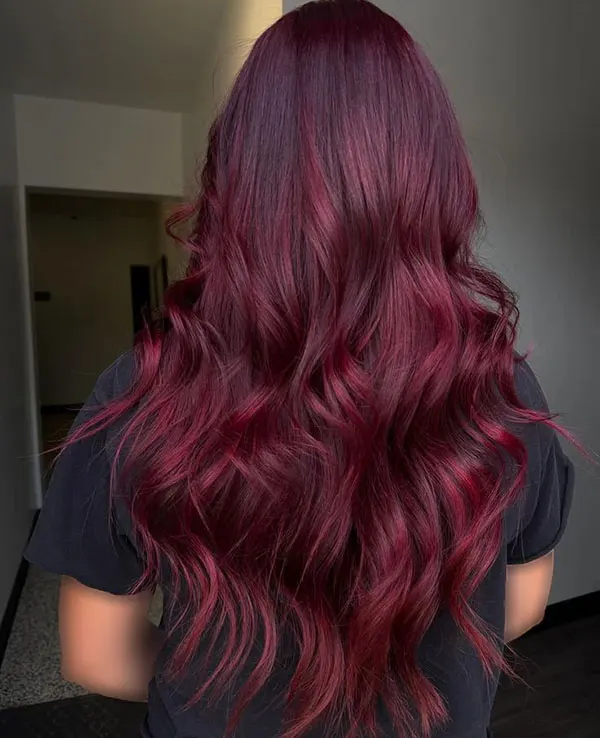 Cherry hair color without bleach 20
