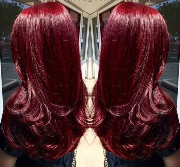 Cherry hair color without bleach 8
