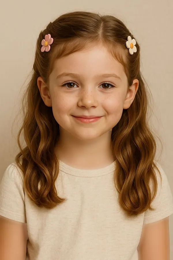 33 مدل مو بچه گانه برای مهمانی؛ از بافت ظریف تا دماسبی حبابی! 22 Childrens hairstyles for parties 14