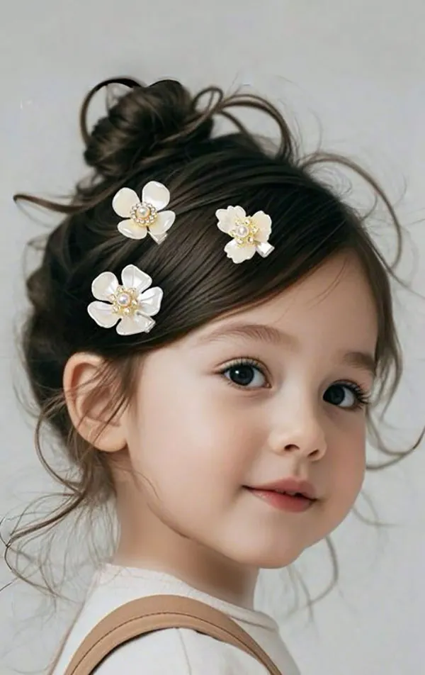 33 مدل مو بچه گانه برای مهمانی؛ از بافت ظریف تا دماسبی حبابی! 25 Childrens hairstyles for parties 19
