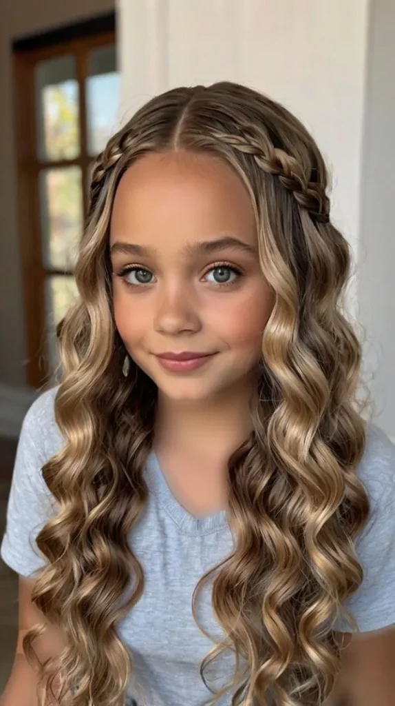 33 مدل مو بچه گانه برای مهمانی؛ از بافت ظریف تا دماسبی حبابی! 14 Childrens hairstyles for parties 30