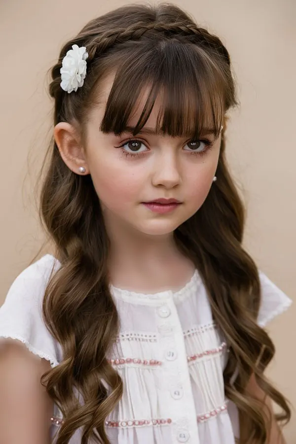 33 مدل مو بچه گانه برای مهمانی؛ از بافت ظریف تا دماسبی حبابی! 13 Childrens hairstyles for parties 31