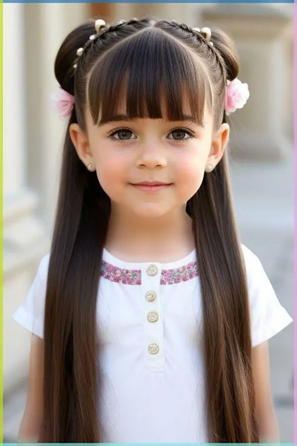 33 مدل مو بچه گانه برای مهمانی؛ از بافت ظریف تا دماسبی حبابی! 5 Childrens hairstyles for parties 32